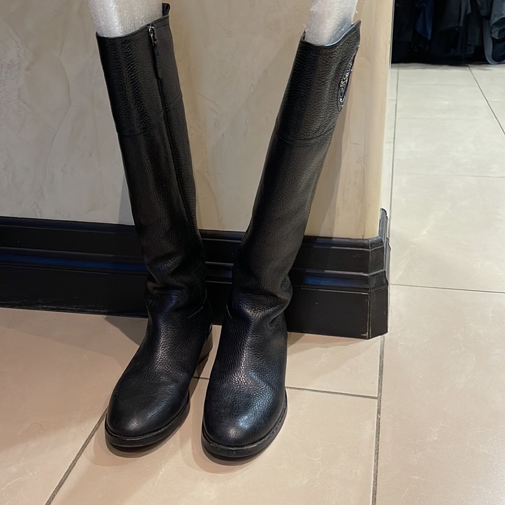 Like New Tory Burch black riding boots - Picture 2 of 7